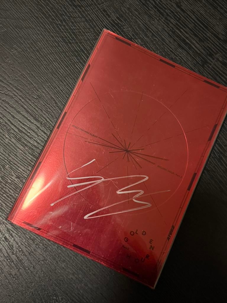 ATEEZ Golden Hour: part. 2 signed Mingi album, Verzamelen, Muziek, Artiesten en Beroemdheden, Ophalen of Verzenden, Zo goed als nieuw