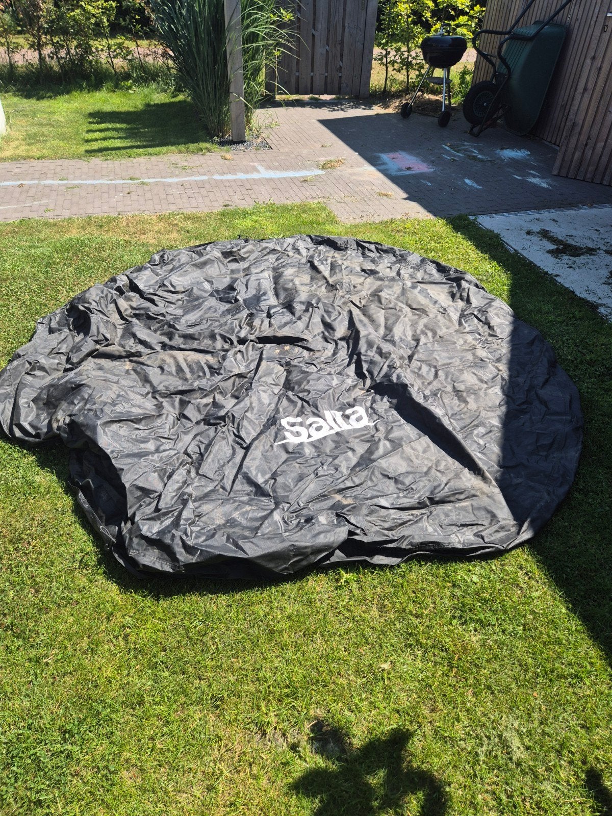 Salta afdekhoes 251cm voor trampoline, Ophalen, Gebruikt