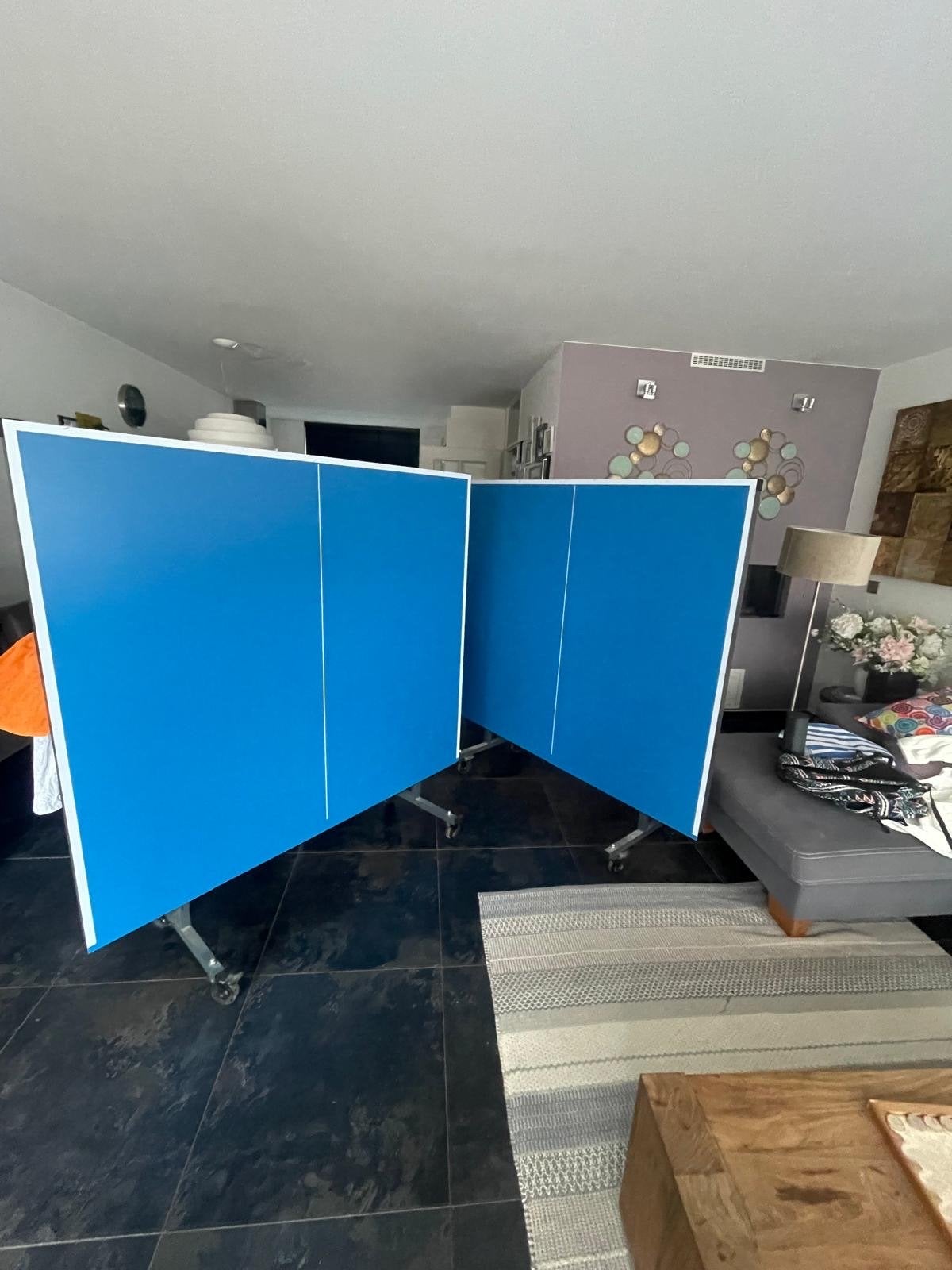 Dione Tafeltennistafel - Inklapbaar en Verrijdbaar, Ophalen, Gebruikt, Tafel Indoor, Inklapbaar