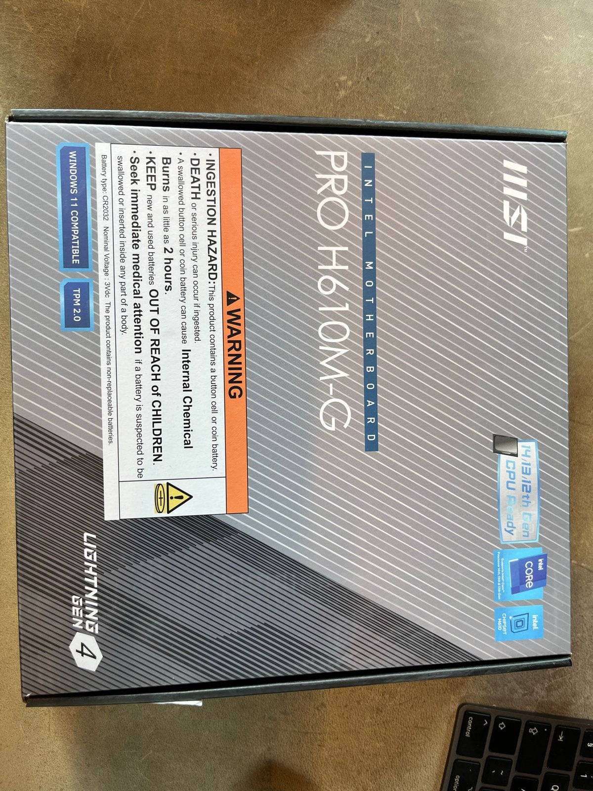 MSI PRO H610M-G Intel Moederbord - Nieuw in Doos, Computers en Software, Ophalen of Verzenden, Nieuw, Intel