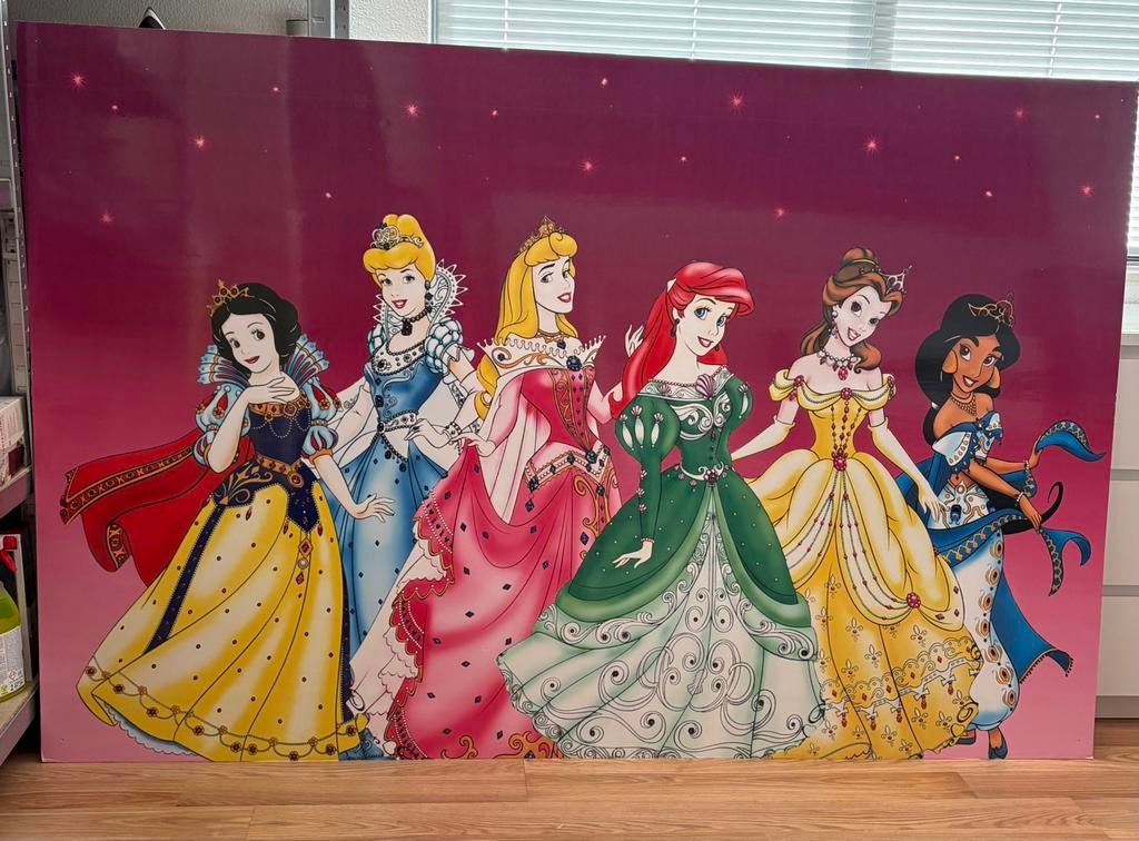 Disney princes poster 185x120cm, Ophalen of Verzenden, A1 t/m A3, Film en Tv