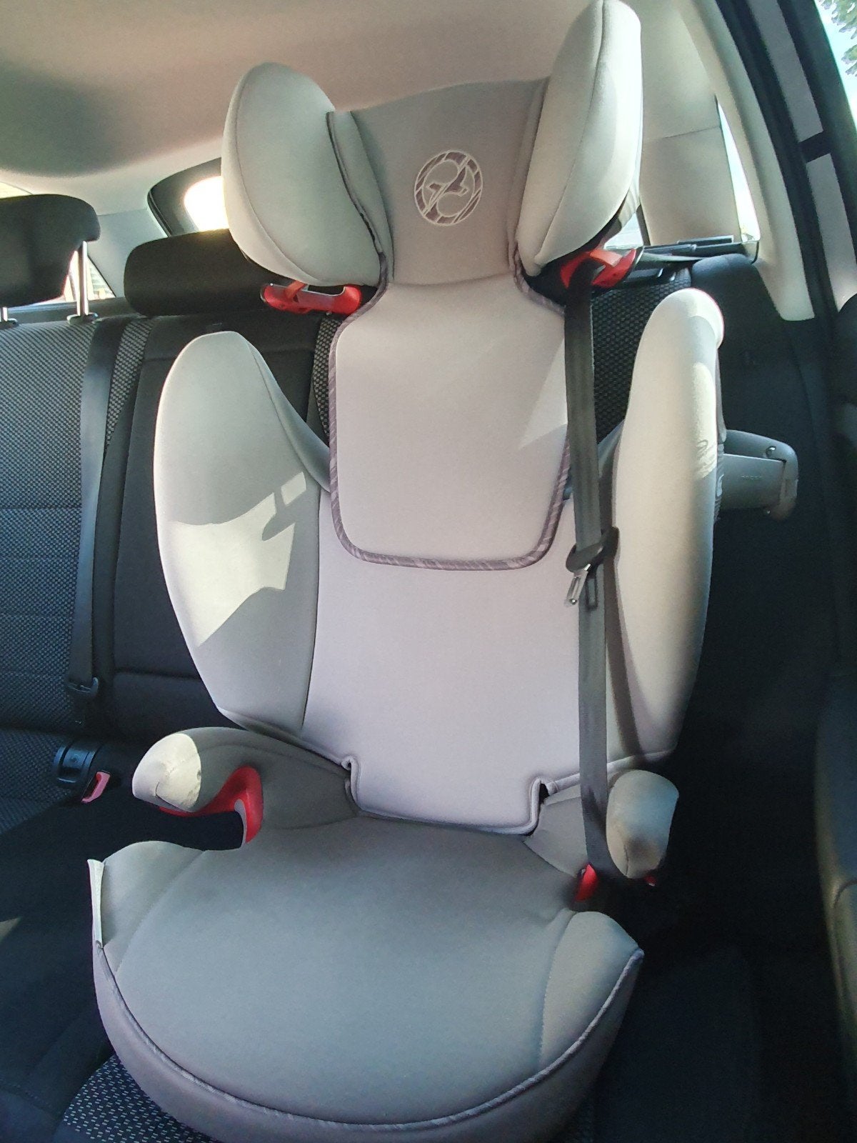 Cybex Solution S-Fix autostoel (15-36 kg), Autogordel of Isofix, Gebruikt, 15 t/m 36 kg, Afneembare rugleuning