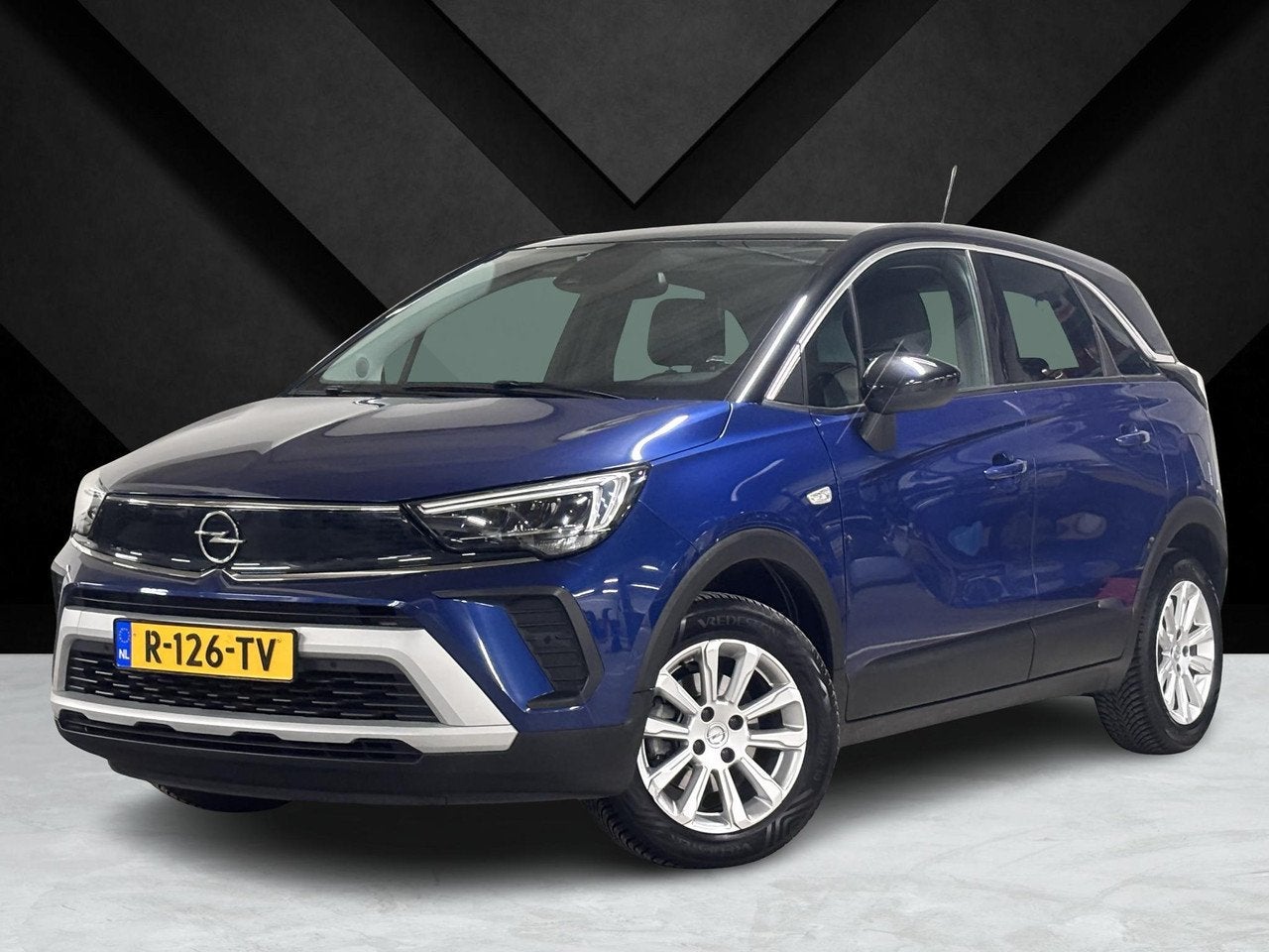 Opel Crossland Elegance 1.2 Turbo 110pk | ALL SEASON BANDEN, Auto's, Voorwielaandrijving, Gebruikt, 1199 cc, Blauw