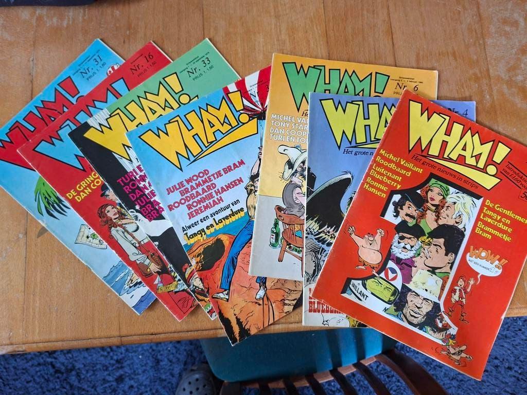 7 Wham! stripbladen - Vintage stripboeken, Boeken, Meerdere stripboeken, Ophalen of Verzenden, Gelezen