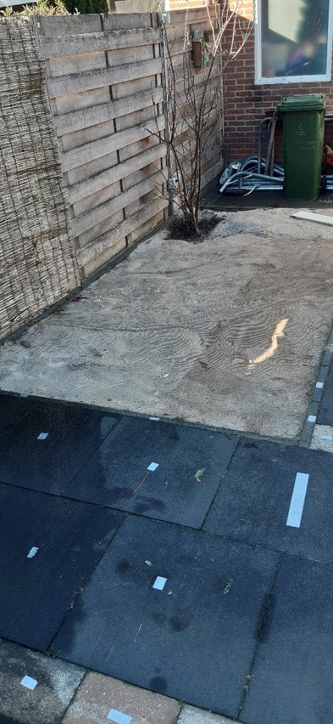 Gratis ophoogzand, Tuin en Terras, Ophalen, Gebruikt, Ophoogzand