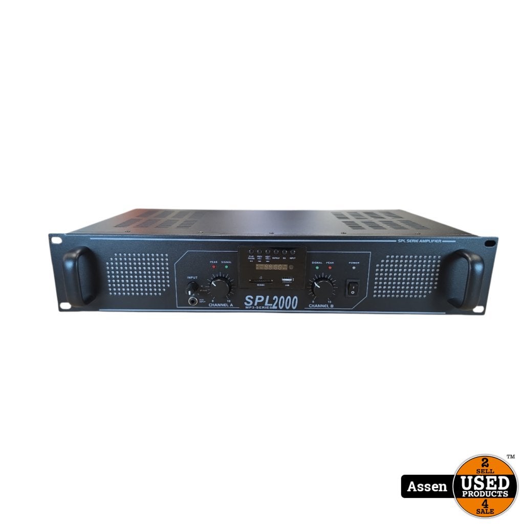 Skytec SPL 2000 Versterker, Skytec, Gebruikt, Info@skytec.com, Kelvinlaan 7, 9207 JB Drachten, Nederland