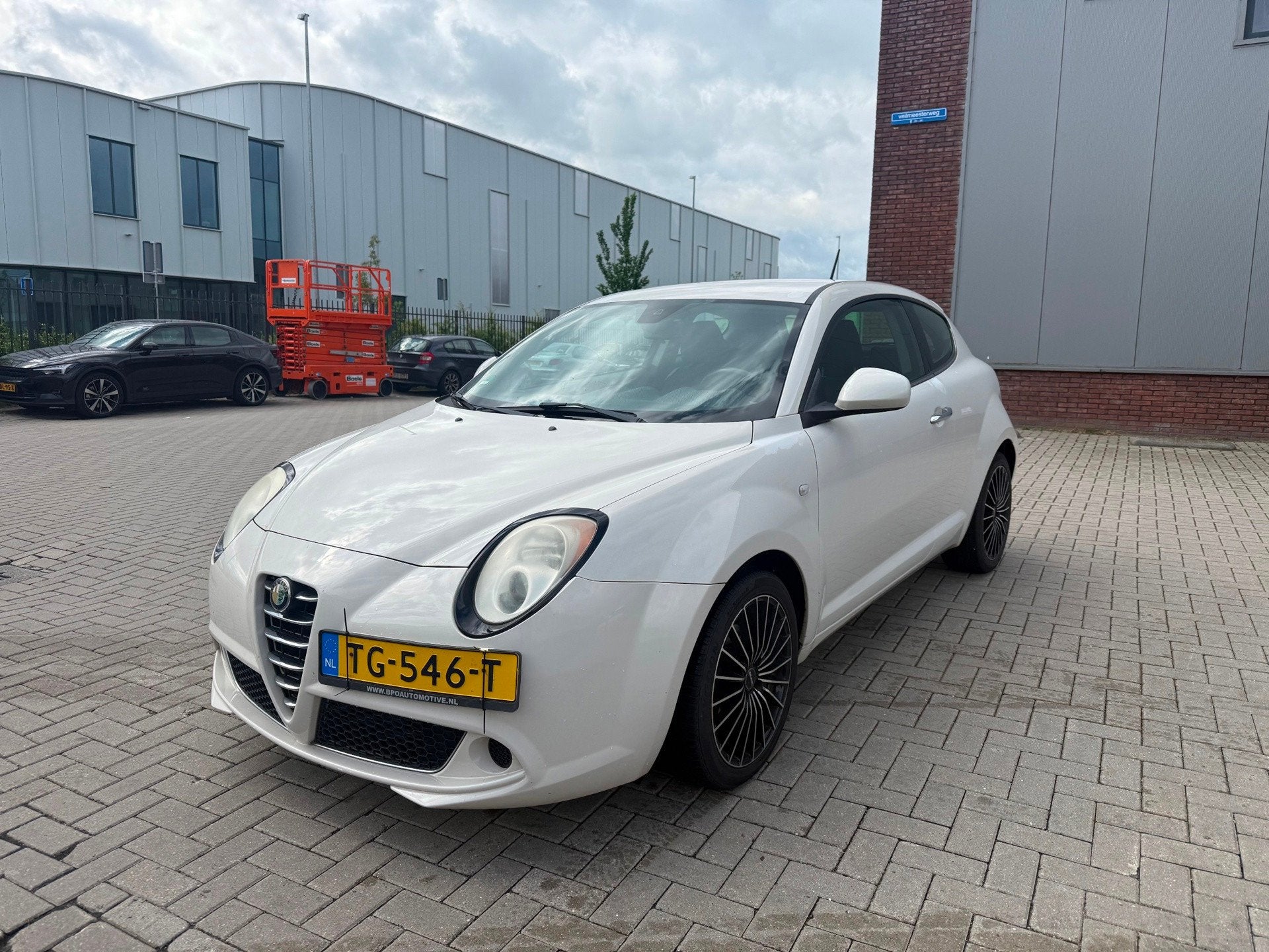 Alfa Romeo MiTo 1.4 T 177.000 KM CLIMA WIT 2009, Voorwielaandrijving, Gebruikt, 4 cilinders, Bedrijf