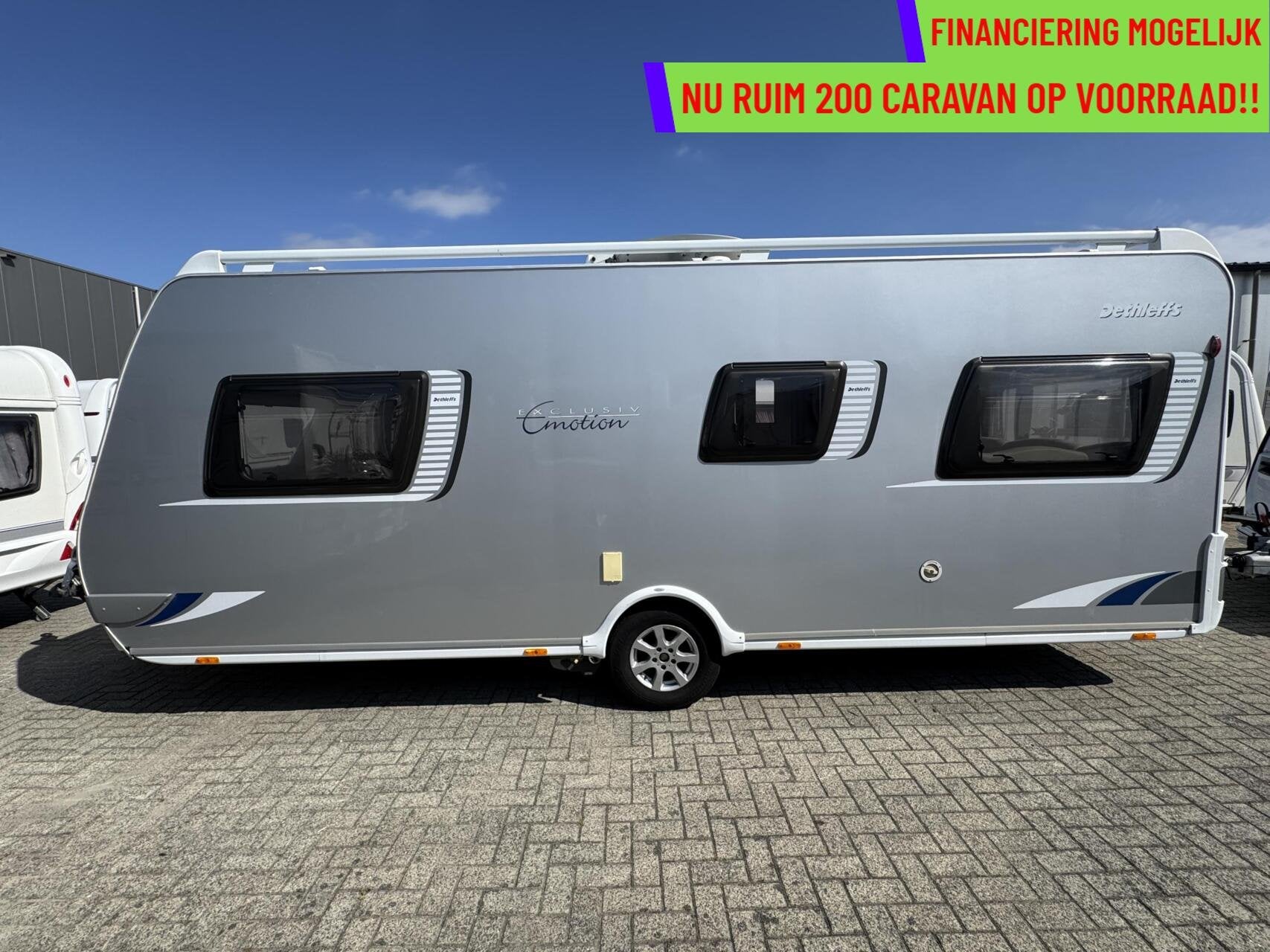 Dethleffs EXCLUSIVE EDITION, FRANSBED, AIRCO, LUIFEL,MOVER, Rondzit, Hordeur, 7 tot 8 meter, Bedrijf