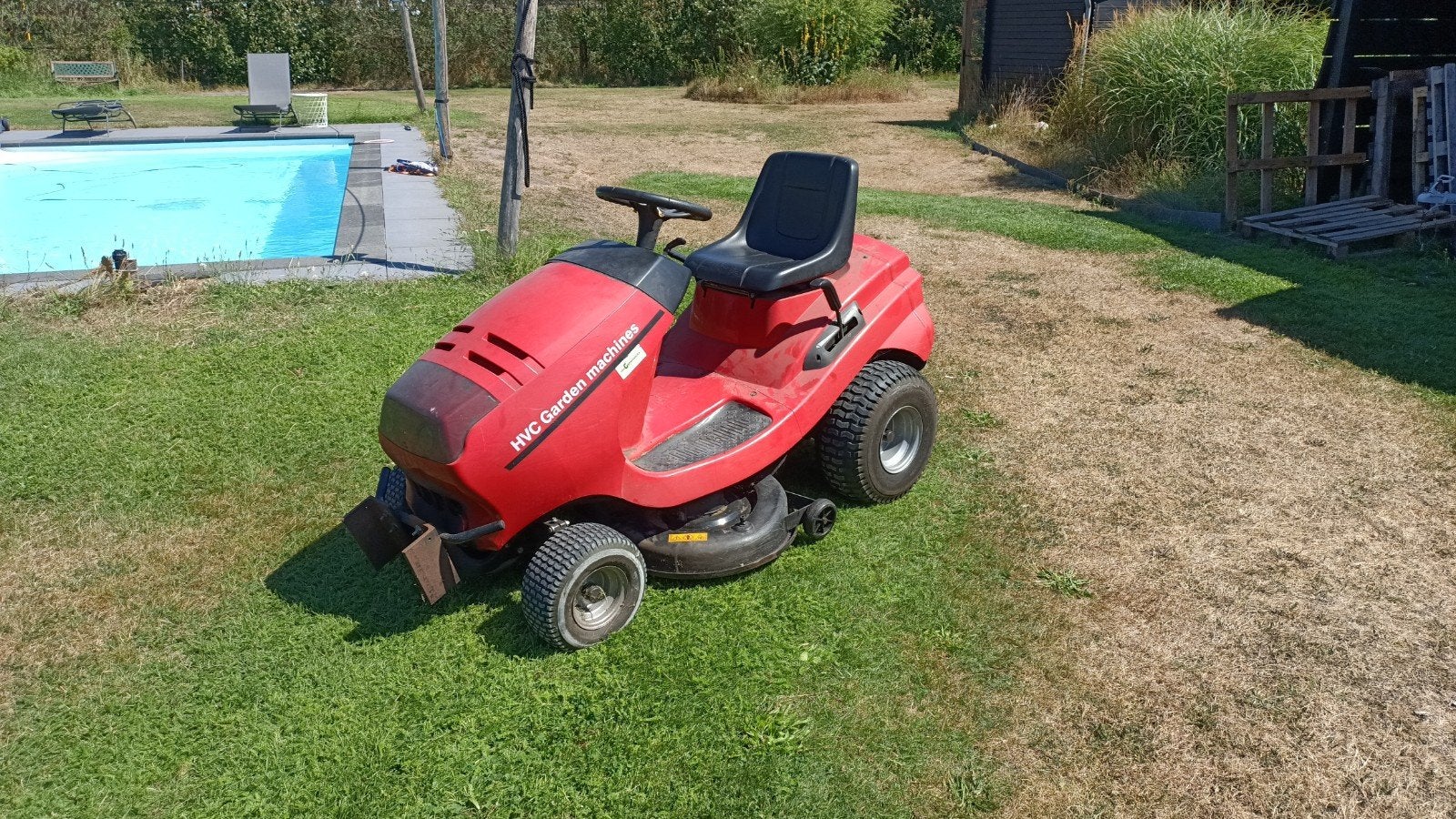 HVC Garden Machines T 13-102 HD zitmaaier, Ophalen, Cirkelmaaier, Gebruikt, Versnellingen
