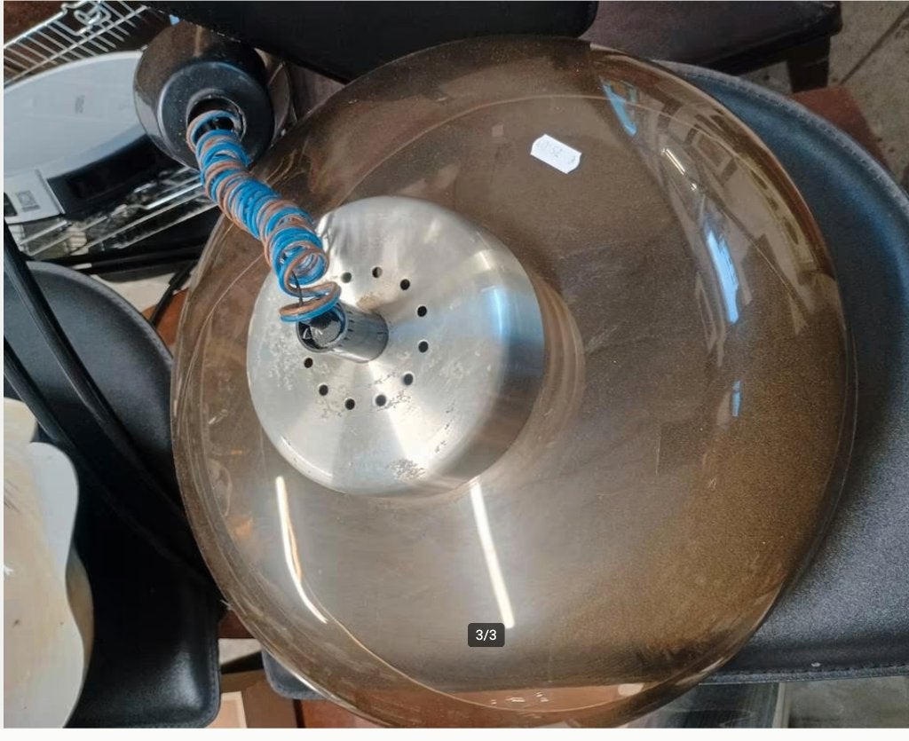 Vintage Herda space Age hanglamp, Ophalen