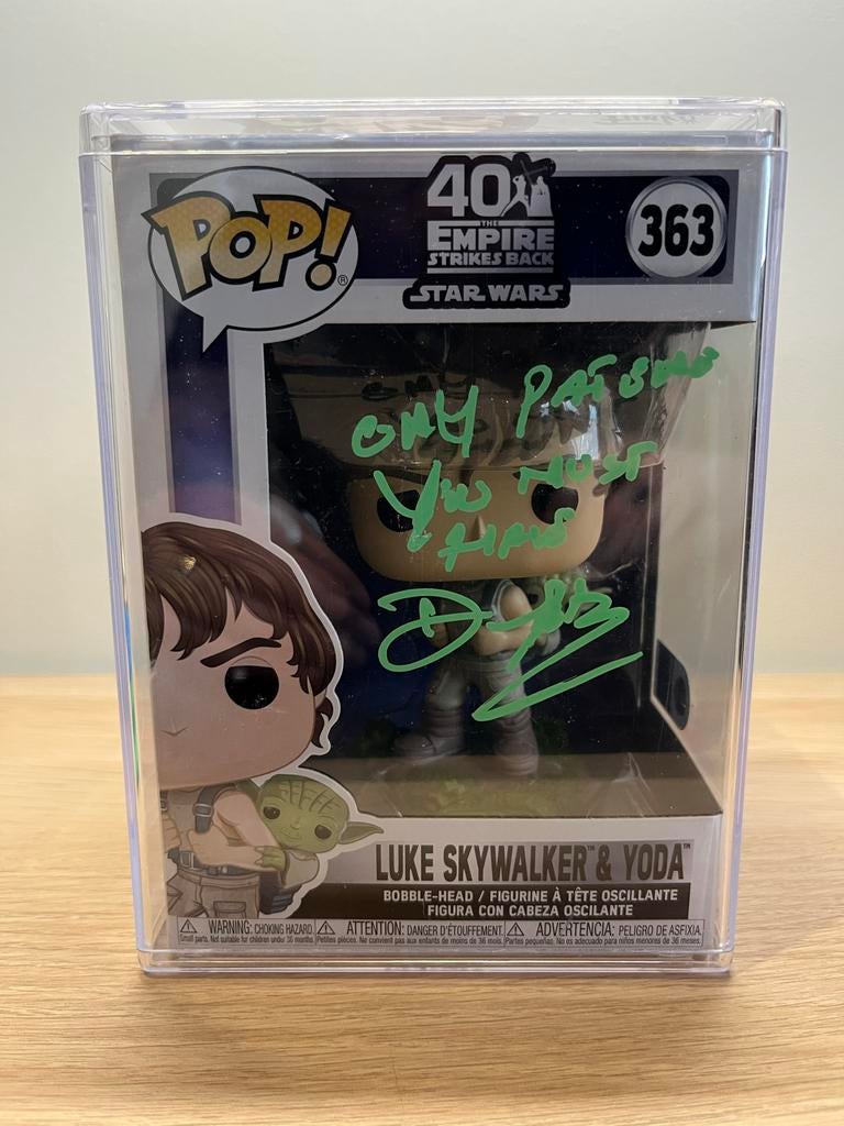 Funko Pop! Luke Skywalker & Yoda 363, gesigneerd!, Ophalen, Nieuw