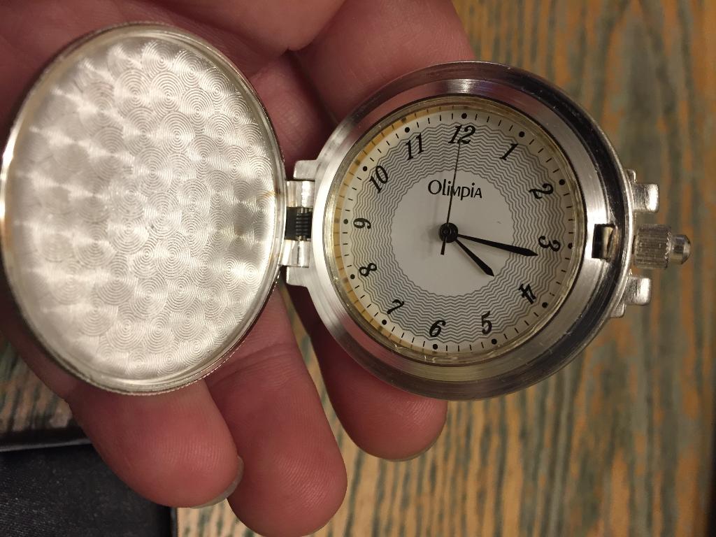 Olimpia mechanische (opwind) zakhorloge., Ophalen of Verzenden