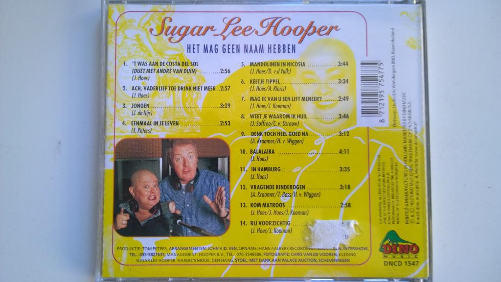 Sugar Lee Hooper - Het Mag Geen Naam Hebben, Ophalen of Verzenden, Zo goed als nieuw, Pop