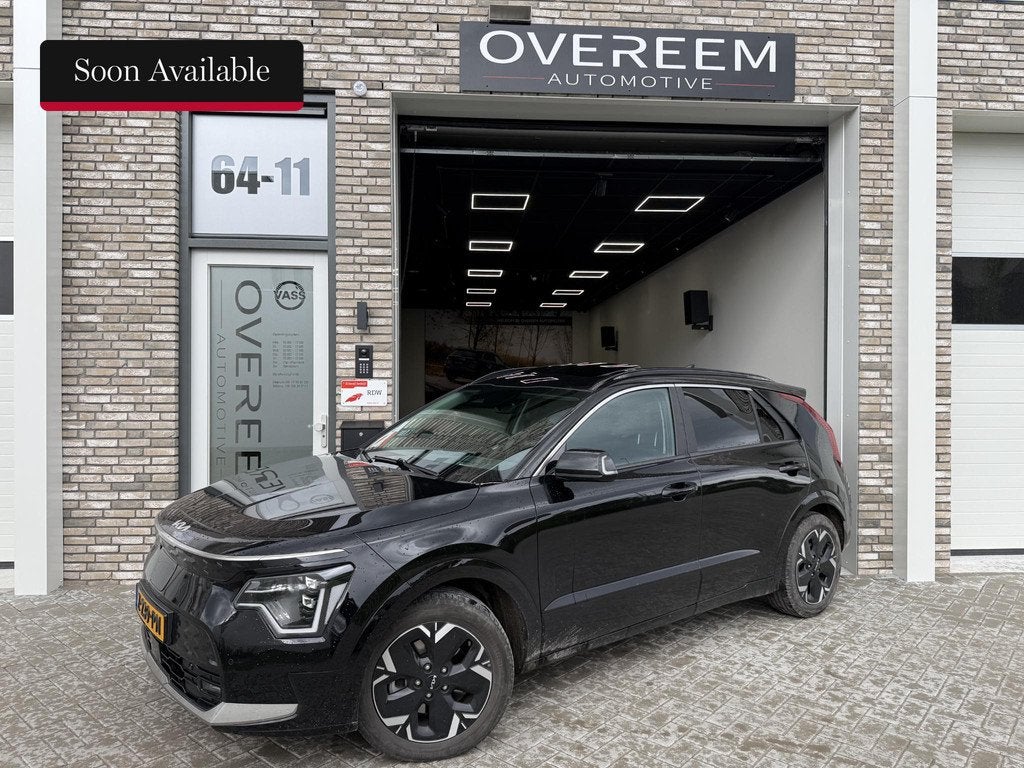 Kia Niro EV Dynamic PlusLine 64.8 kWh 204PK | Schuifdak | HU, Auto's, Kia, Gebruikt, 750 kg, 1657 kg, Zwart