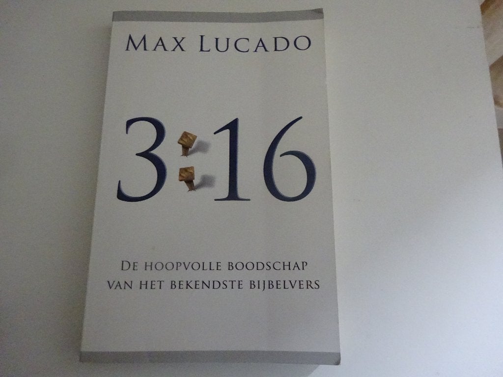 MAX LUCADO 3 : 16, Ophalen of Verzenden, Gelezen, Christendom | Protestants