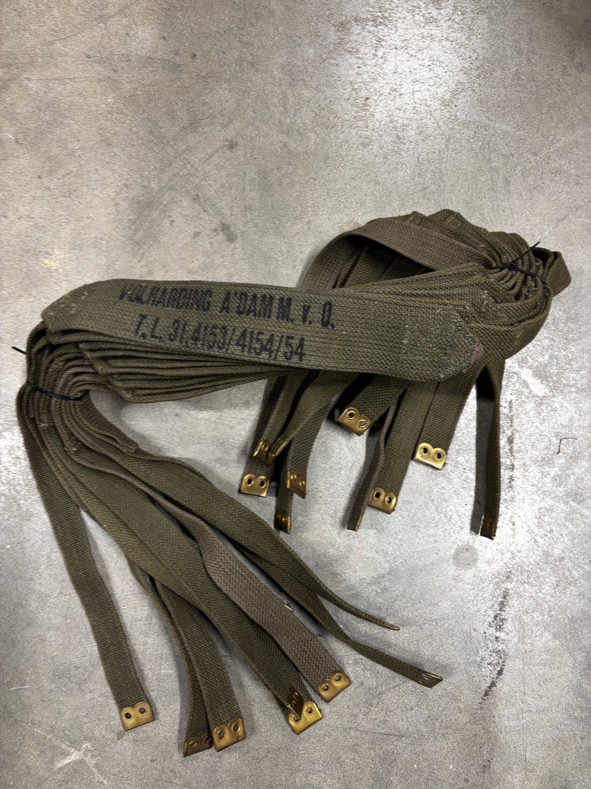 Militaire canvas schouderbanden Volharding MVO, Volharding, Amsterdam, Kleding of Schoenen, Ophalen of Verzenden