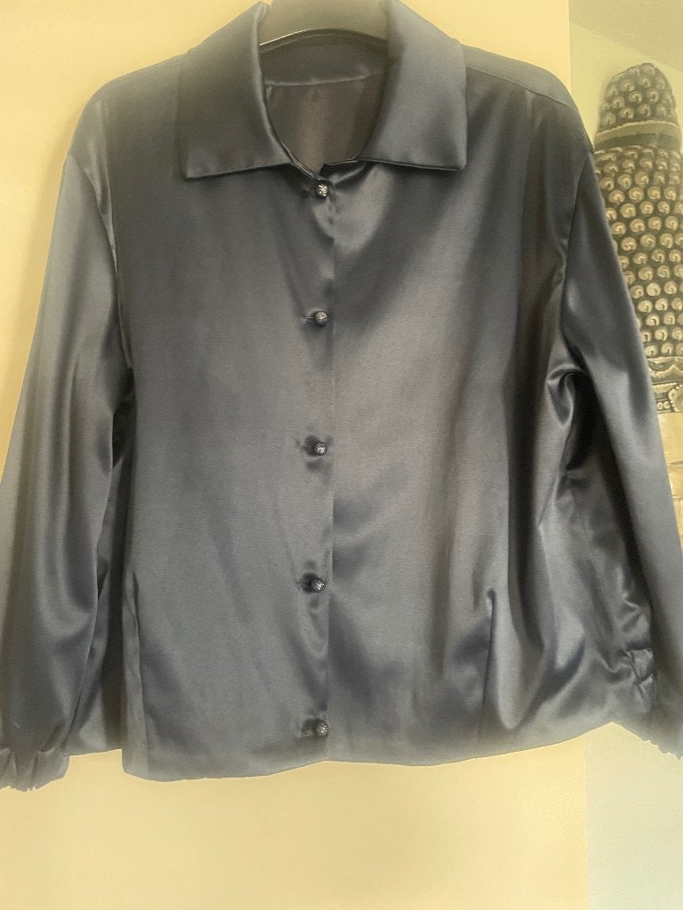 Mooi nachtblauw jasje, Kleding | Dames, Maat 38/40 (M), Blauw, Nieuw, Ophalen of Verzenden