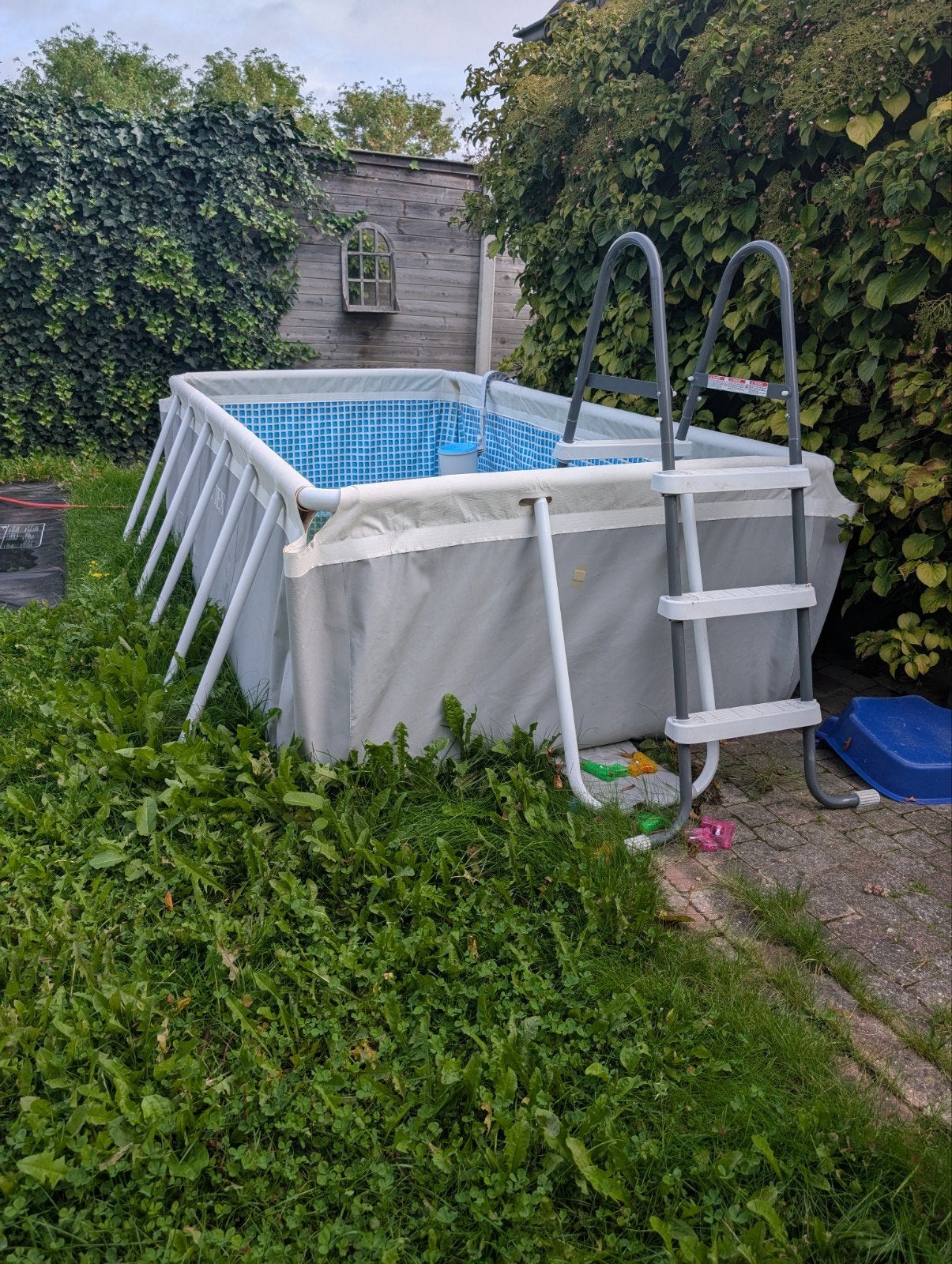 Zwembad met pomp, filter en verwarming, Tuin en Terras, Ophalen, Gebruikt, Zwembadpomp