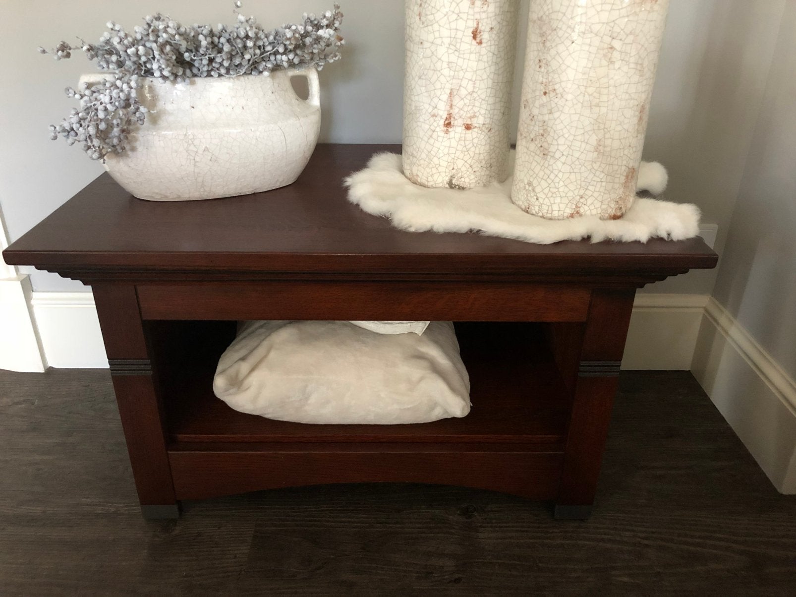 TV kast eiken hout kersen kleur, Huis en Inrichting, Ophalen, 50 – 75, 50 tot 100 cm, Klassiek
