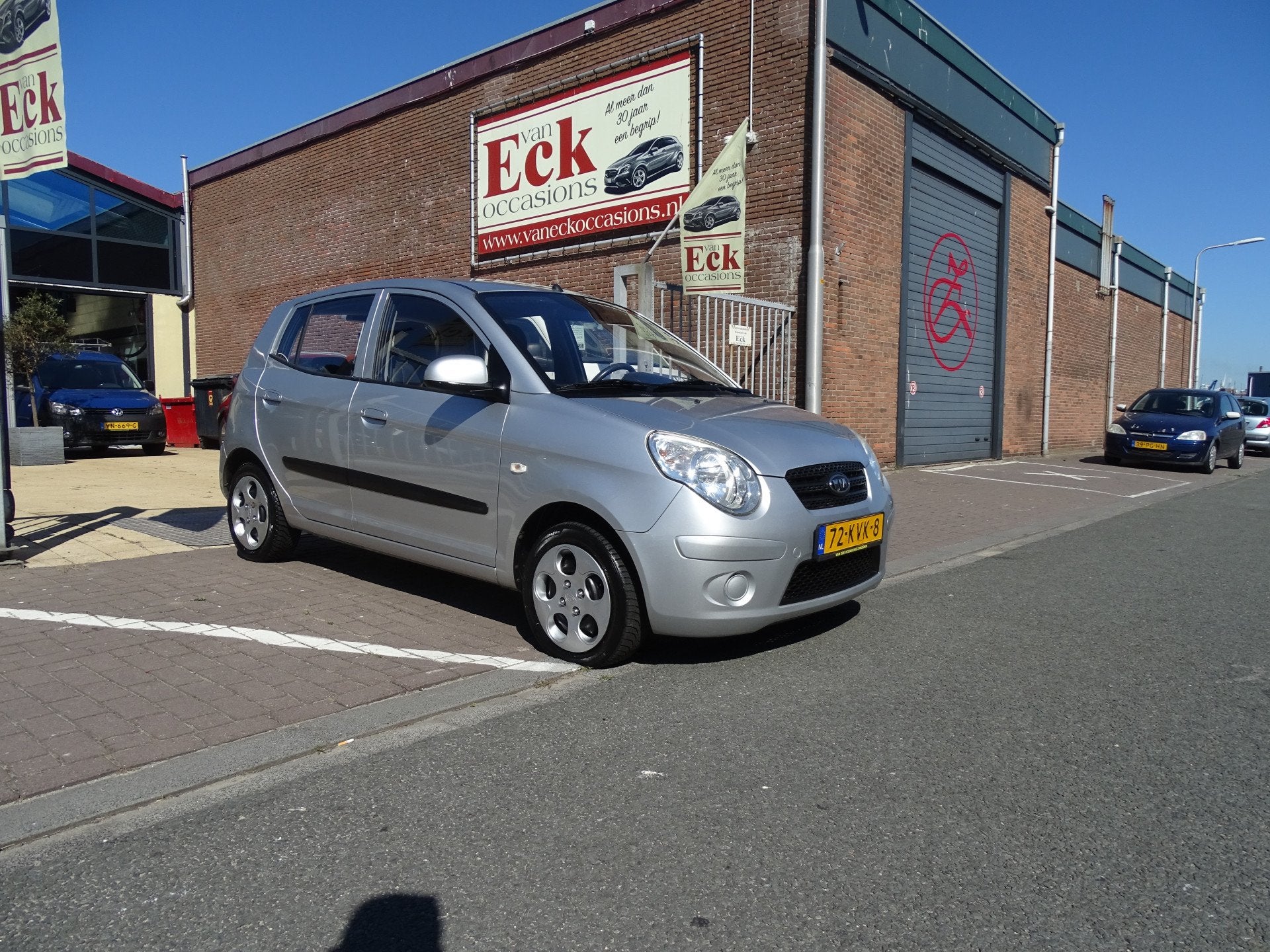 Kia Picanto 1.0 X-pect (bj 2010), Auto's, Kia, Stof, Zwart, 4 cilinders, 400 kg