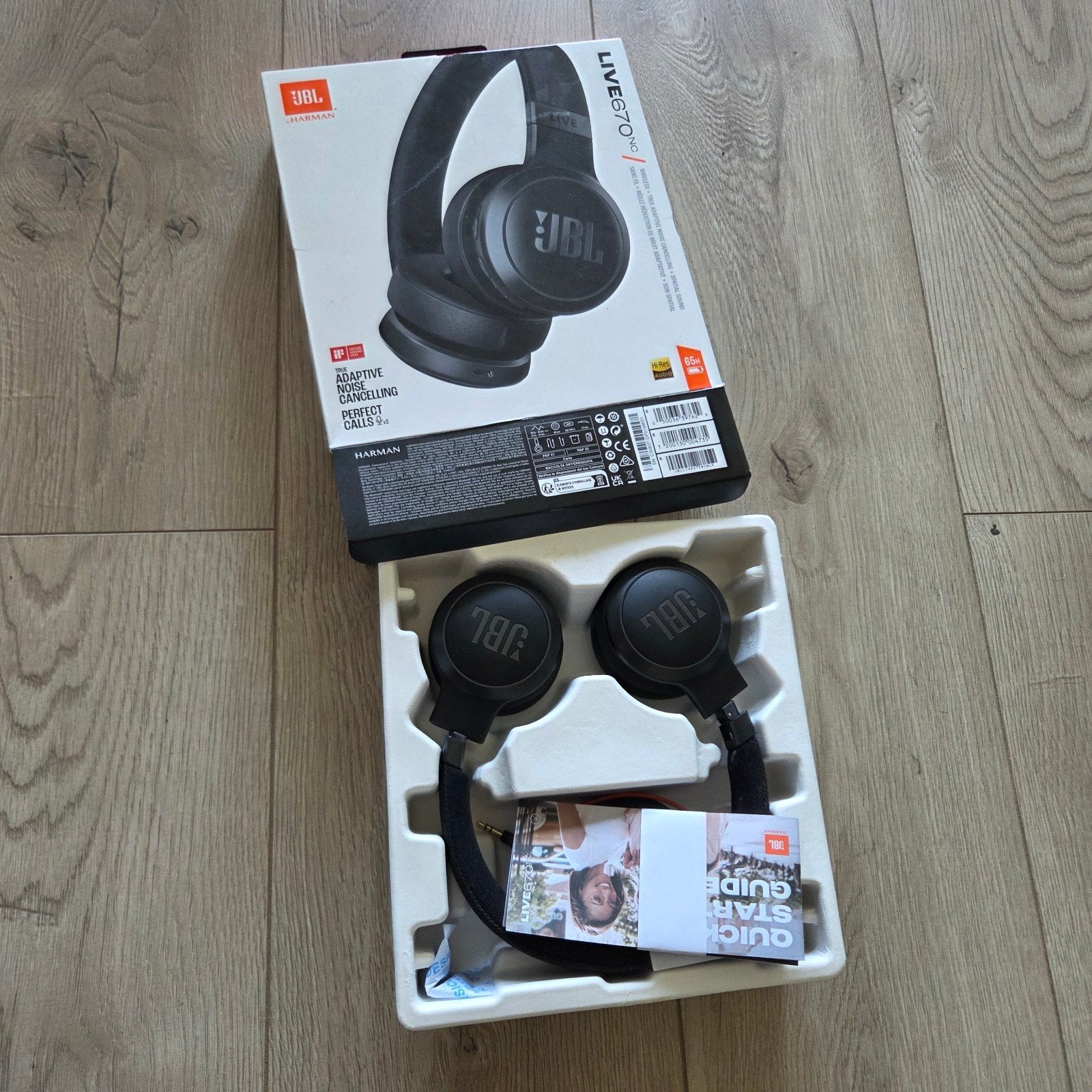 JBL LIVE670NC Draadloze Koptelefoon met Noise Cancelling