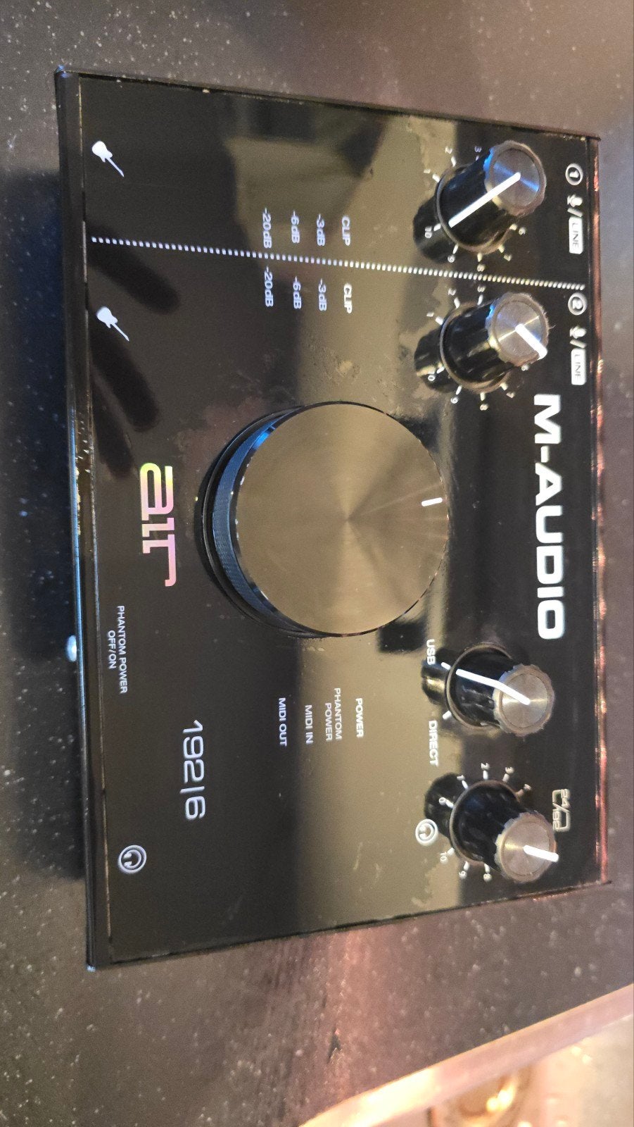 M-Audio AIR 192|6 Audio Interface, Ophalen of Verzenden, Zo goed als nieuw, Minder dan 5 kanalen, Microfooningang