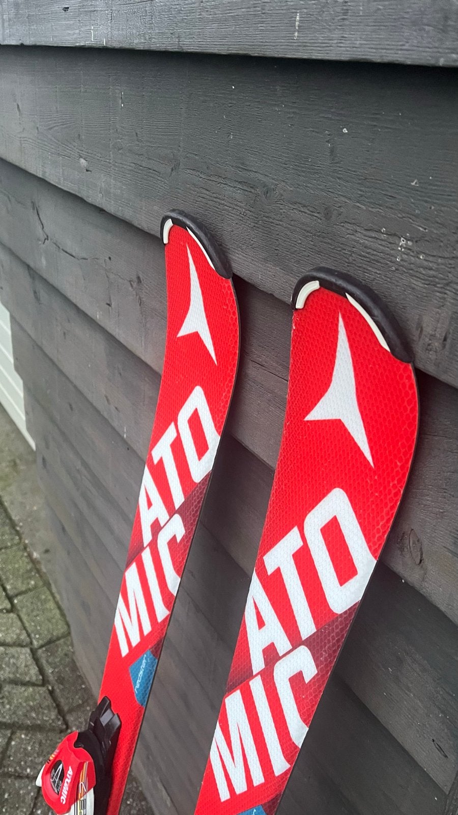 Atomic Redster XT 130 Ski's met Atomic Redster JR4 Schoenen, Ophalen, Gebruikt, 100 tot 140 cm, Carve