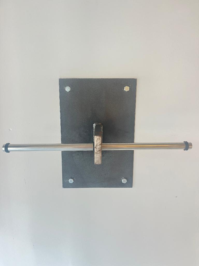 Industriële wandrekken/kapstok wanddisplays staal–set van 3, Ophalen, Metaal, 30 cm, Industrieel