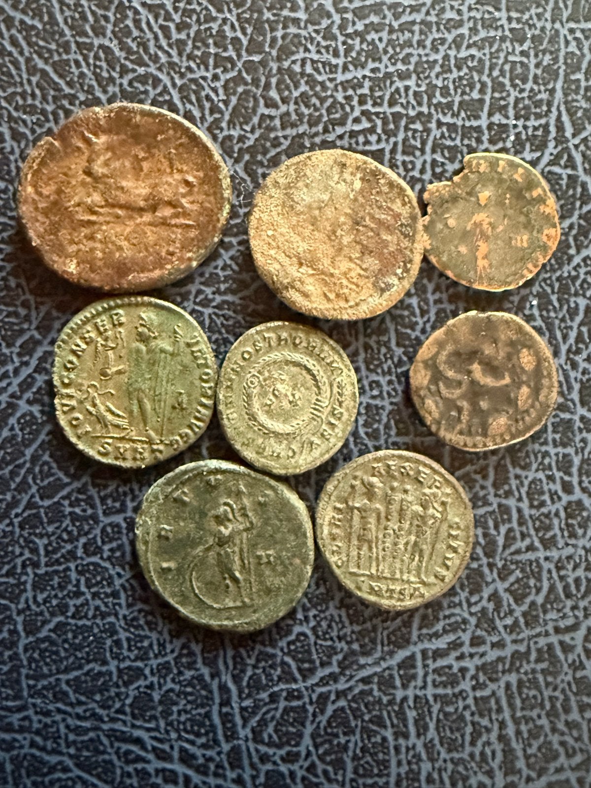 Set van 8 authentieke Romeinse munten, Verzenden, Vóór koninkrijk, Overige waardes, Setje