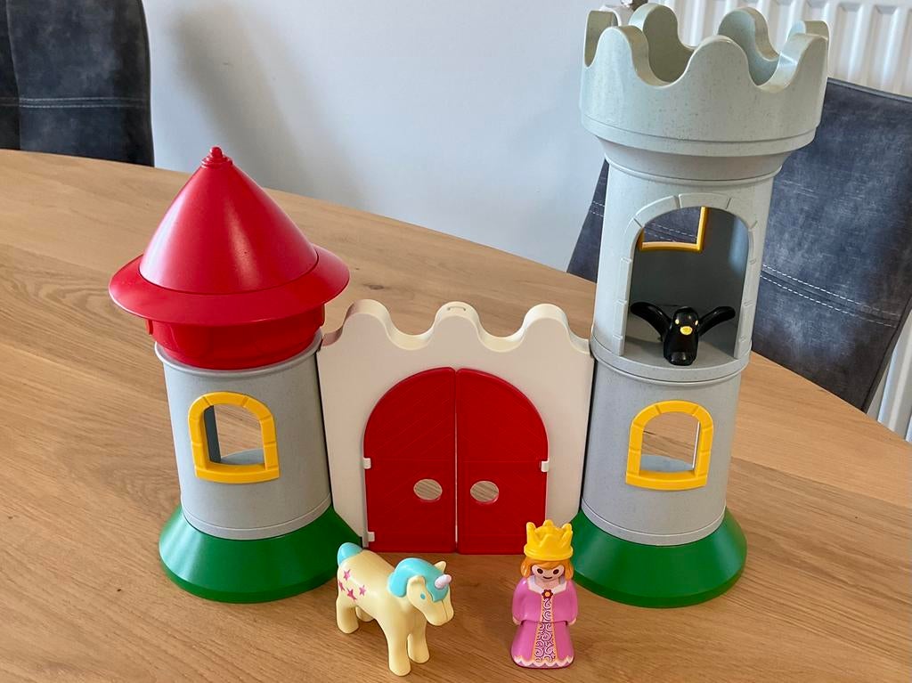 Playmobil 123 : Kasteel met prinses en eenhoorn, Ophalen, Gebruikt