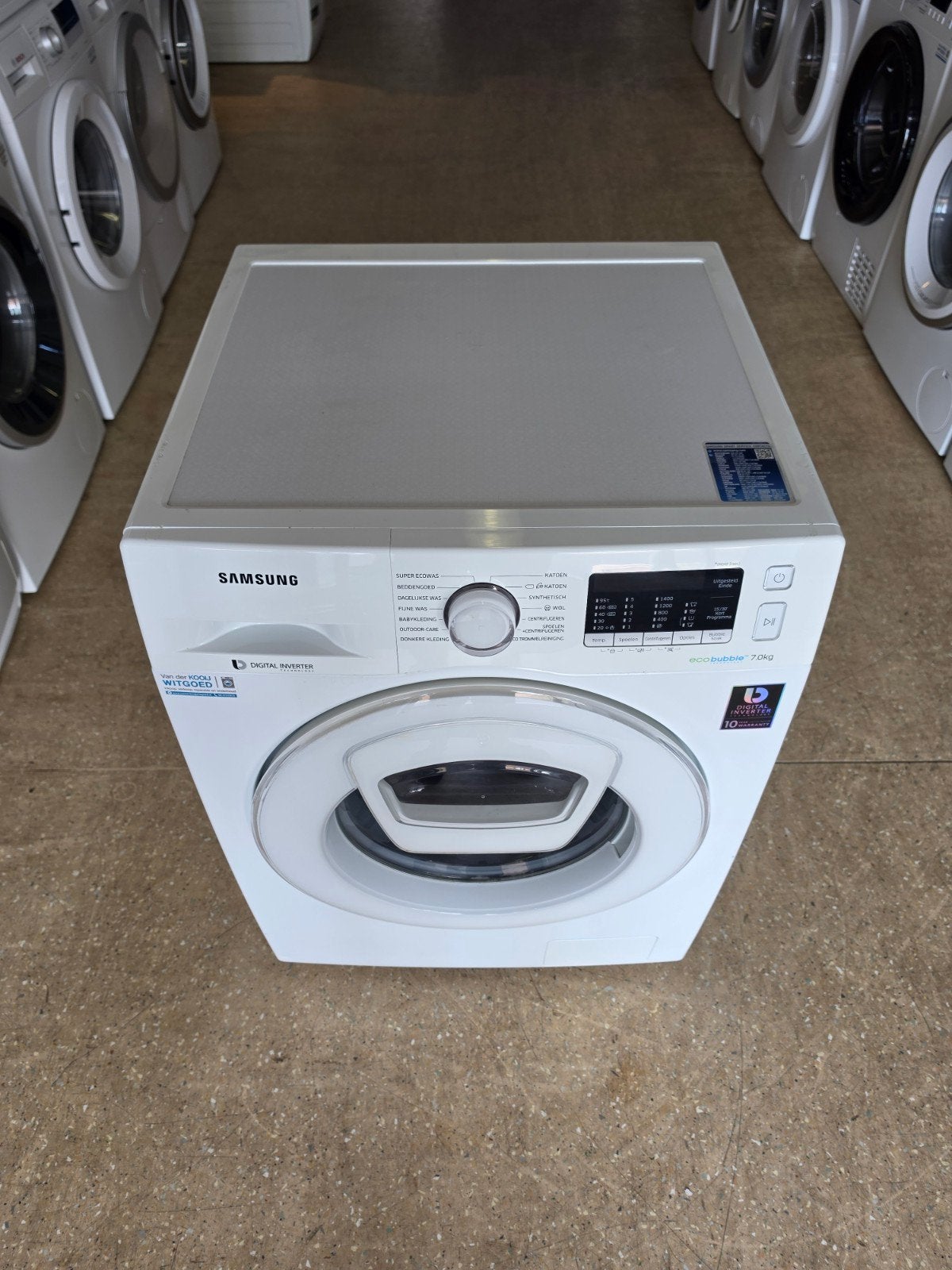 Samsung Eco Bubble wasmachine | Add Wash | Gratis thuis 🚚✅️, Jirnsum, Ophalen of Verzenden, Zo goed als nieuw, Voorlader