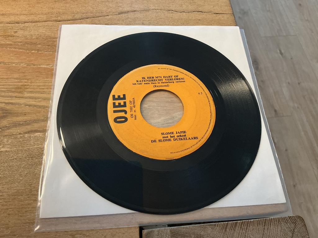 Slome Japie / Ik heb m'n hart op Katendrecht verloren, Gebruikt, 7 inch, Single, Ophalen of Verzenden