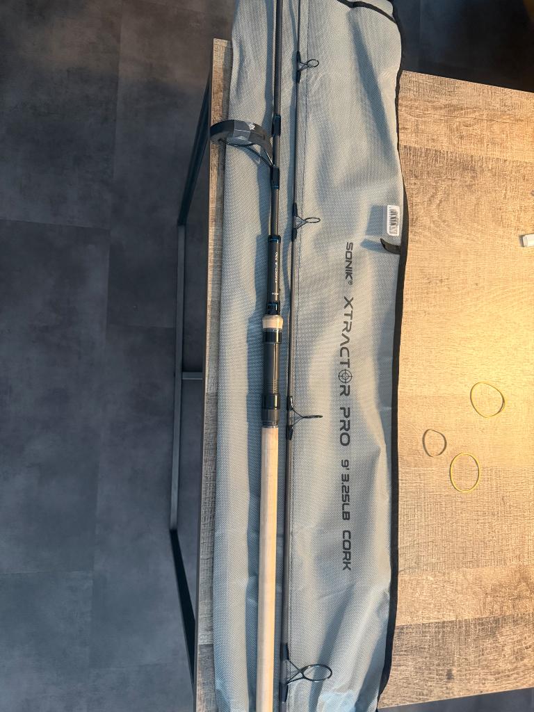 1x Sonik xtractor pro Cork 9ft 3,25lb nieuw!, Ophalen of Verzenden, Nieuw, Werphengel