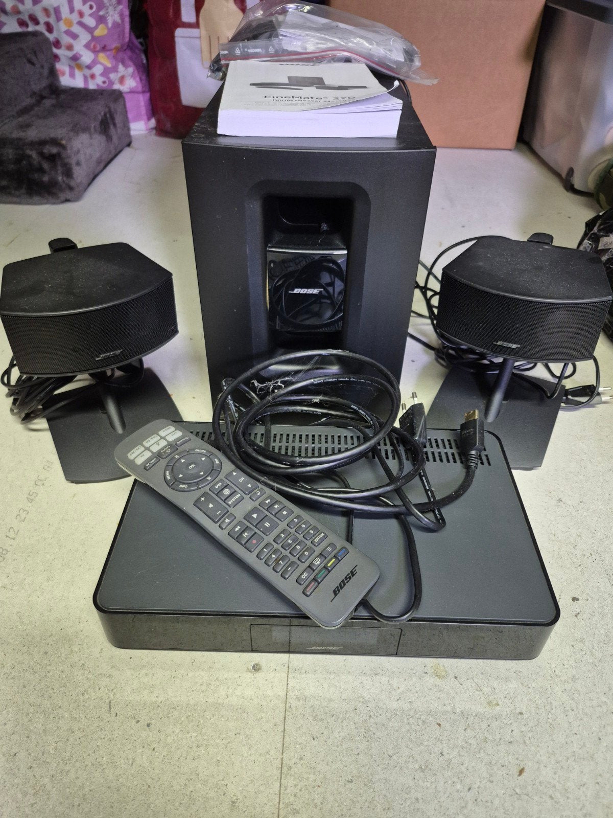 Bose CineMate 220 Home Theater Systeem - Compleet, Ophalen, Gebruikt