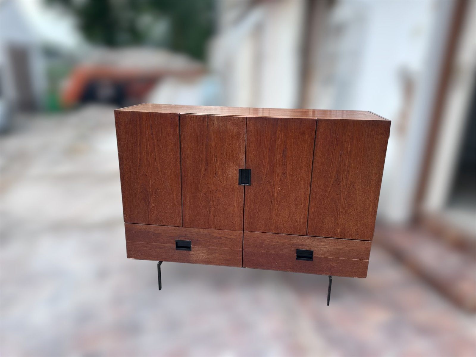 Pastoe kast van Cees Braakman Japanse Serie vintage design, Ophalen, Gebruikt, Met deur(en), 150 tot 200 cm