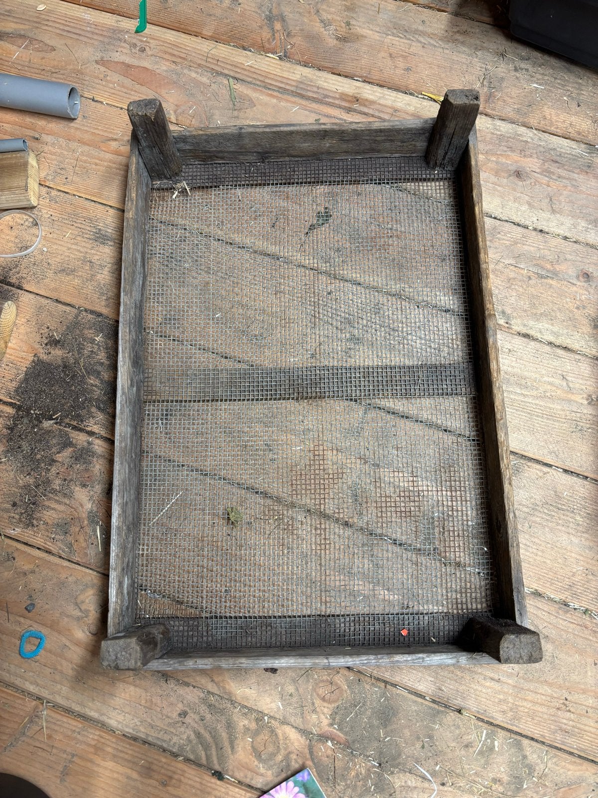 8 stuks Vintage Houten Zeefbakken / Zaaibakken, Ophalen, Gebruikt