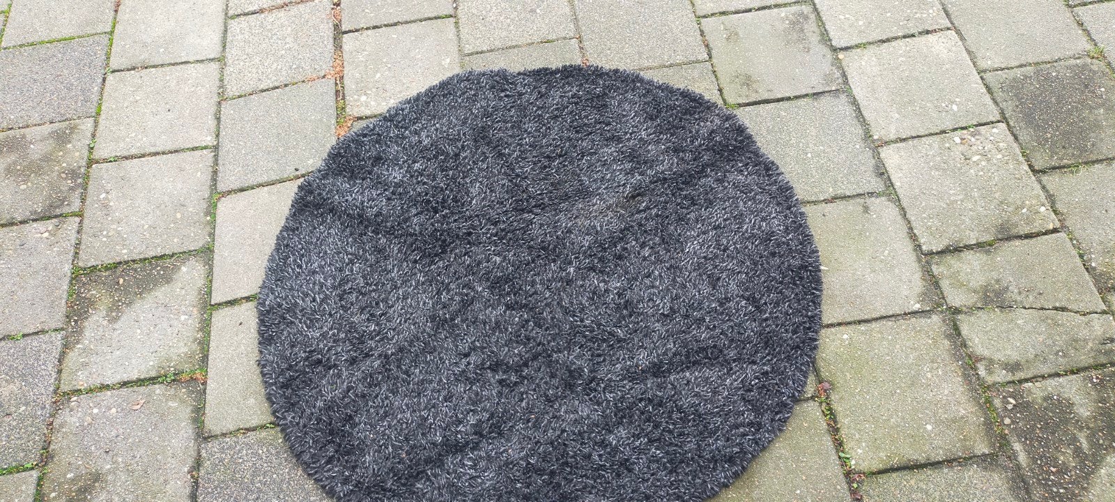 ronde vloerkleed, Ophalen, Gebruikt