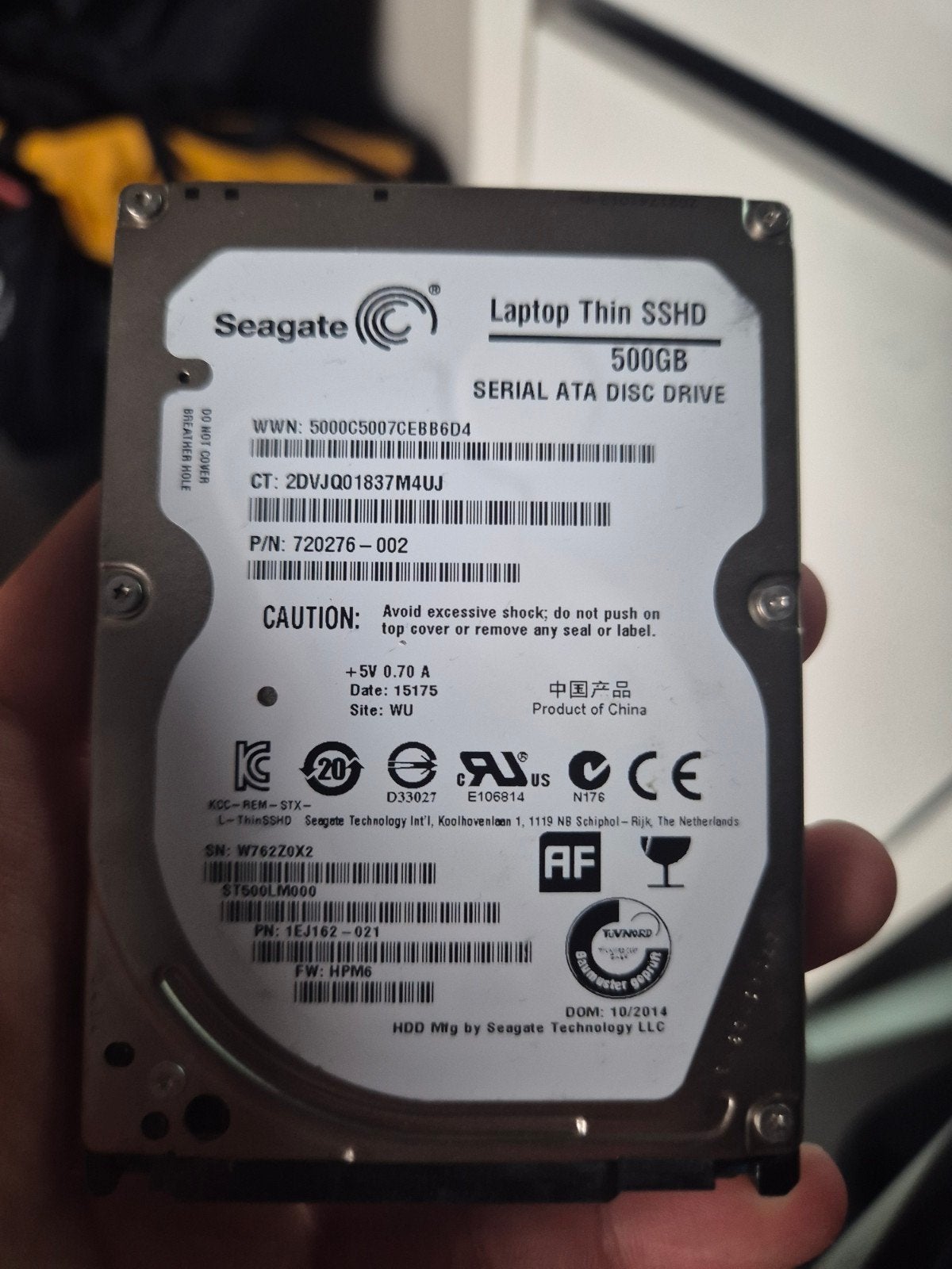 Seagate 500gb, Computers en Software, Harde schijven, Intern, Gebruikt, 500 gb, Ophalen of Verzenden