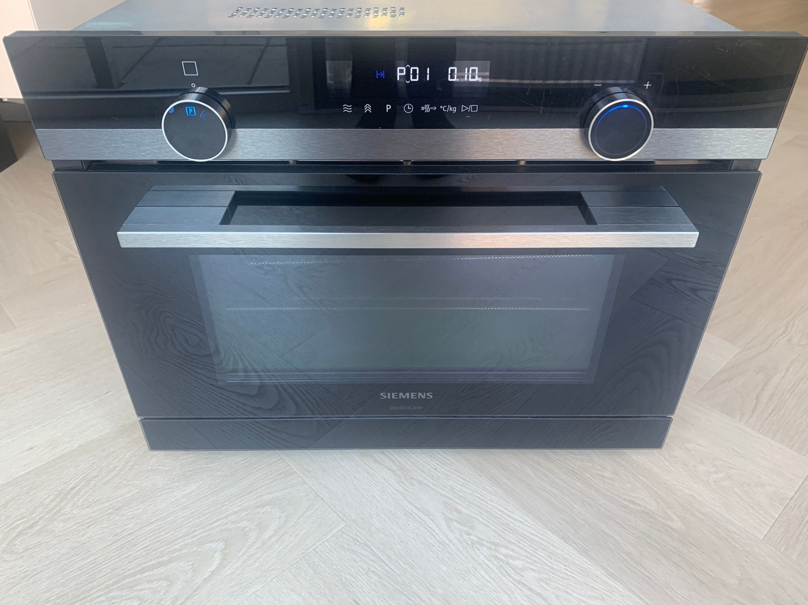 LUXE SIEMENS STUDIOLINE 3 IN 1 (STOOM) OVEN EN MAGNETRON, Ophalen, Zo goed als nieuw, Oven, Inbouw