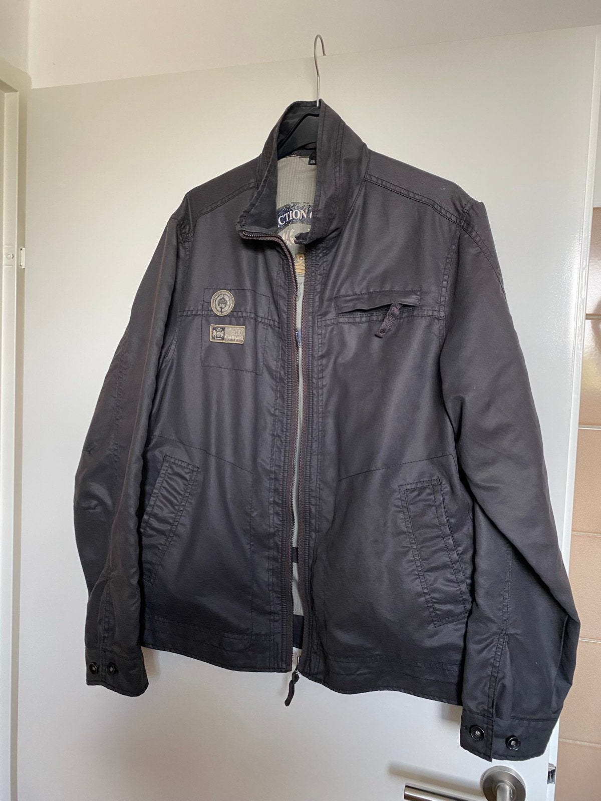 Heren jack zomer, Ophalen of Verzenden, Gedragen, Maat 48/50 (M), Grijs