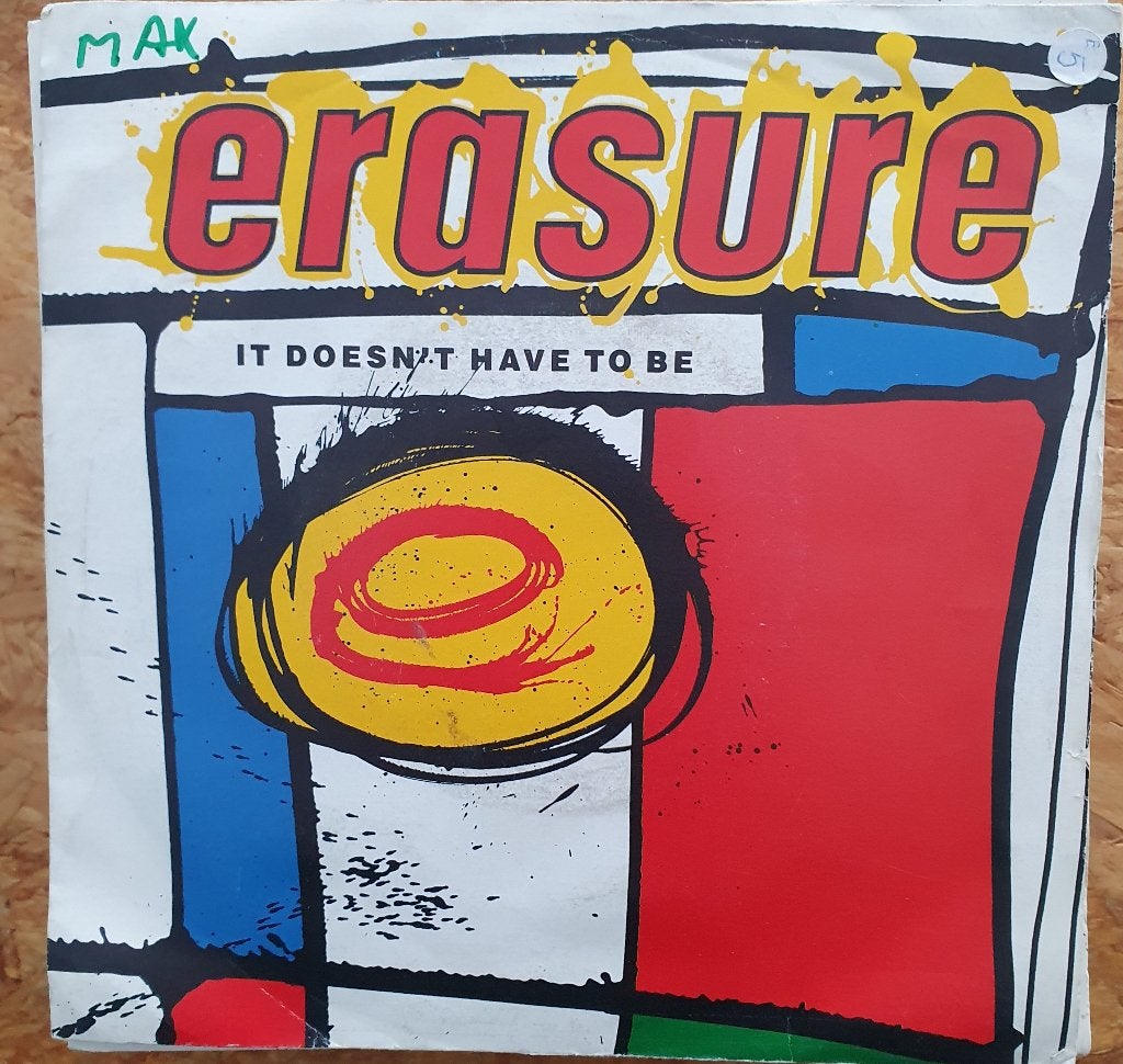 Erasure - It Doesn't Have To Be, Gebruikt, Verzenden, 7 inch, Fotohoes