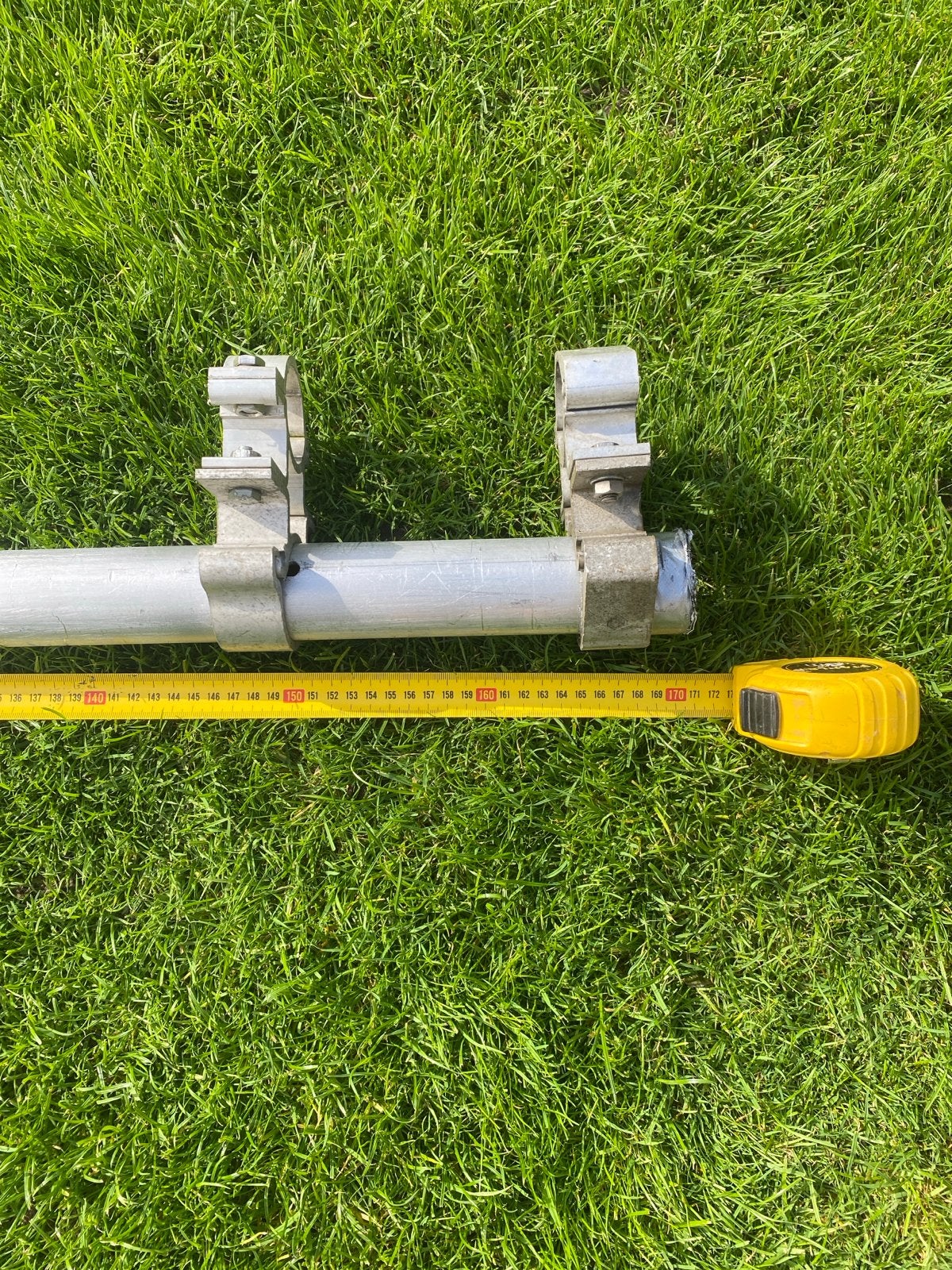 Antenne pijp met beugels 47 mm doorsnee, Ophalen of Verzenden, Gebruikt, Toebehoren