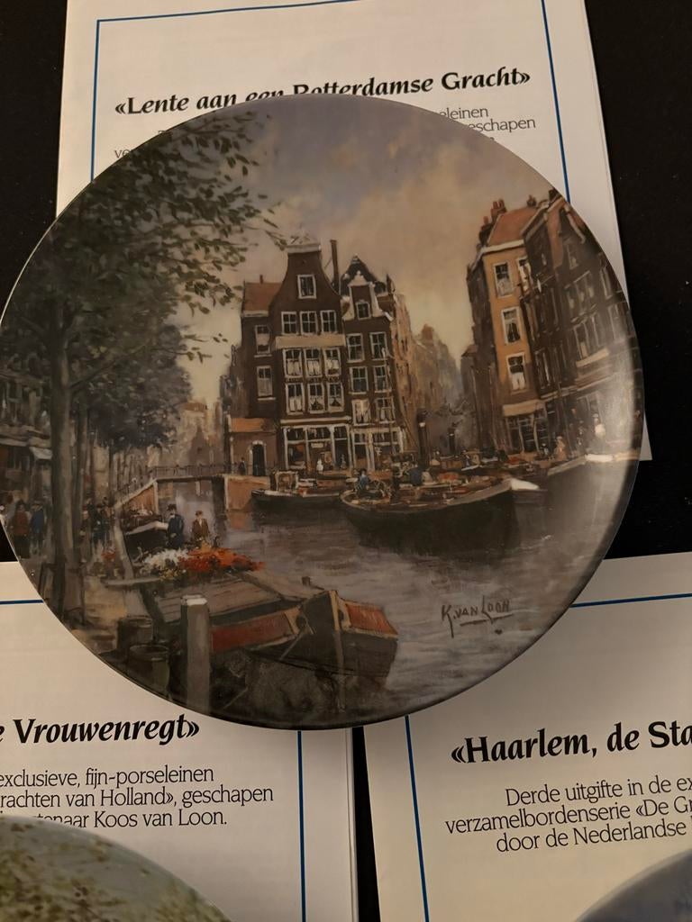Koos van Loon Wandborden - Hollandse Stadsgezichten, Ophalen