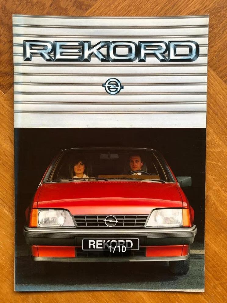Opel Rekord folder 1983, Opel, Verzenden, Nieuw, Opel