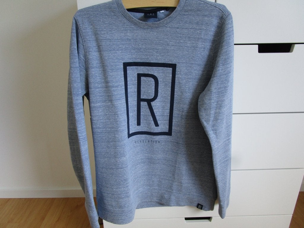 Revelation maat L - sportieve sweat trui, Maat 52/54 (L), Blauw, Ophalen of Verzenden, Zo goed als nieuw