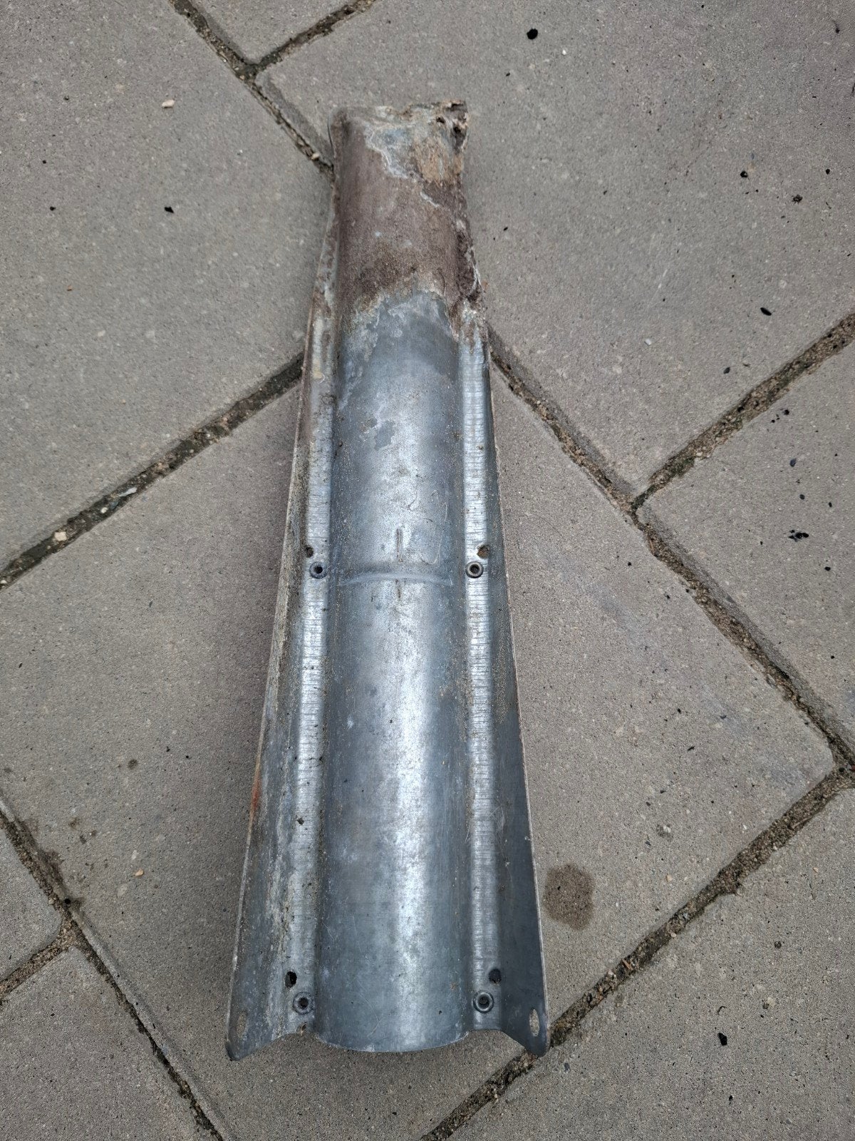 Grond anker voor wasrek of parasol, Ophalen, Gebruikt, 250 mm of meer