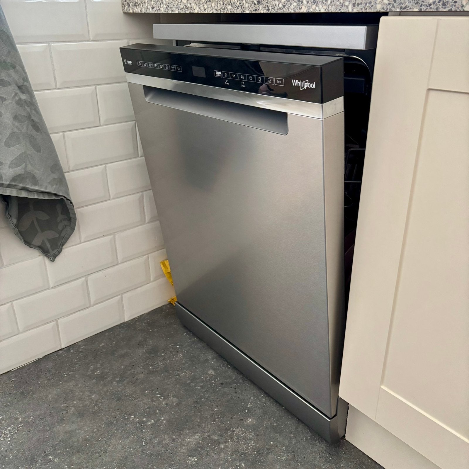 Whirlpool W7F HS41 X MaxiSpace vaatwasser vrijstaand, Ophalen, 60 cm of meer, Zo goed als nieuw, Inbouw
