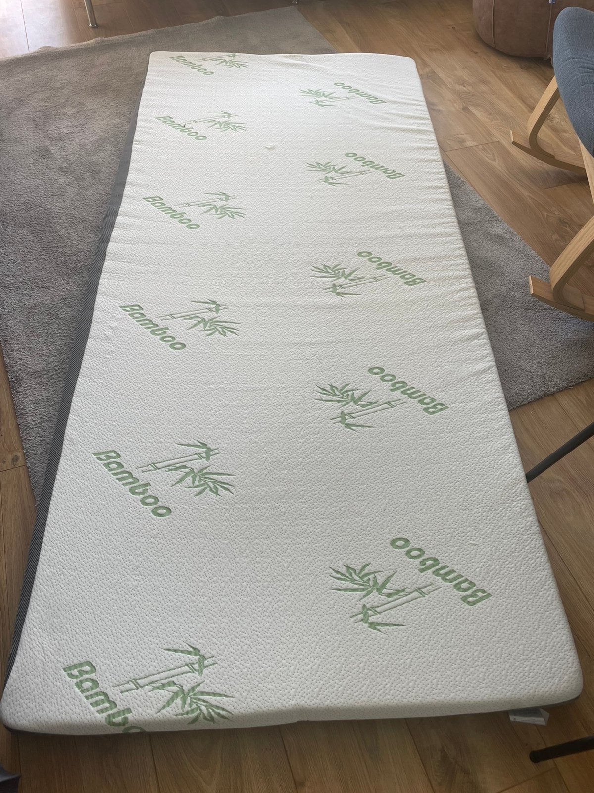 KomfortKissen Matrastopper 90x200x7 van gel-traagschuim, Gebruikt, 90 cm, Eenpersoons, Ophalen of Verzenden