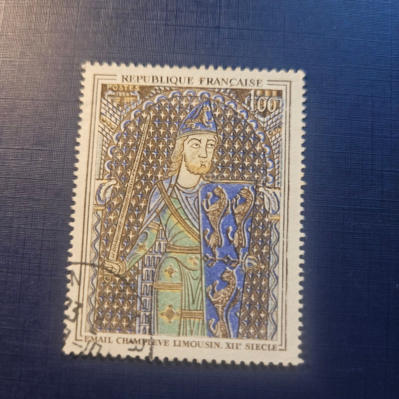 Frankrijk nr 1487, Ophalen of Verzenden, Gestempeld