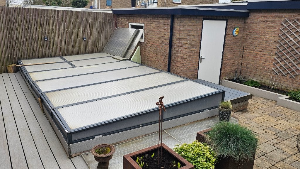 Koivijver winterkap - bestaande uit o.a. 5 platen, Tuin en Terras, Vijvers, Ophalen, Gebruikt